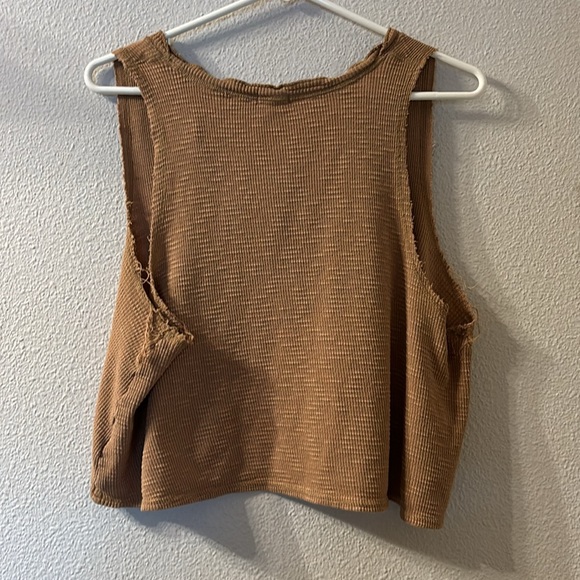 Aerie raw hem cropped tank top size XL - Picture 6 of 6